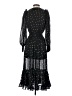 Aqua 100% Polyester Stars Black Cocktail Dress Size XS - photo 2