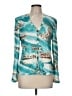 St. John Sport 100% Polyester Teal Cardigan Size M - photo 1