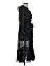 Aqua 100% Polyester Stars Black Cocktail Dress Size XS - photo 4