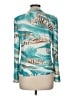 St. John Sport 100% Polyester Teal Cardigan Size M - photo 2