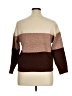 Dreamers By Debut Color Block Brown Pullover Sweater Size XL (petite) - photo 2