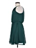 Miami 100% Polyester Solid Teal Casual Dress Size XS - photo 5