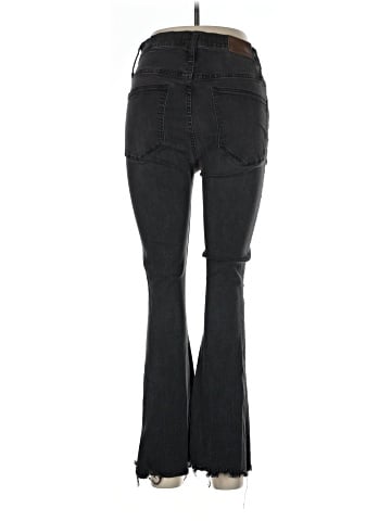 Madewell Tall Cali Demi-Boot Jeans in Berkeley Black: Chewed-Hem Edition (view 2)