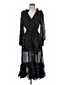 Aqua 100% Polyester Stars Black Cocktail Dress Size XS - photo 1