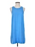 Tildon 100% Polyester Solid Blue Casual Dress Size S - photo 1