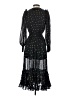Aqua 100% Polyester Stars Black Cocktail Dress Size XS - photo 2