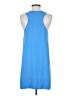 Tildon 100% Polyester Solid Blue Casual Dress Size S - photo 2