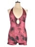 Shein Tie-dye Burgundy Romper Size XL - photo 1