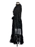 Aqua 100% Polyester Stars Black Cocktail Dress Size XS - photo 5