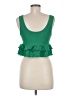 Shein Green Sleeveless Top Size 6 - photo 2
