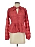 Evereve Red Long Sleeve Blouse Size XS - photo 1
