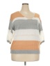 Unbranded 100% Polyester Color Block Orange Pullover Sweater Size XXL - photo 1