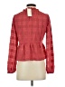 Evereve Red Long Sleeve Blouse Size XS - photo 2