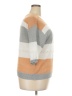 Unbranded 100% Polyester Color Block Orange Pullover Sweater Size XXL - photo 4