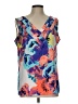Worthington 100% Polyester Blue Sleeveless Blouse Size L - photo 1