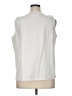 Talbots 100% Cotton White Sleeveless Blouse Size XL - photo 2