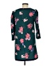 Xhilaration Print Teal Casual Dress Size M - photo 2