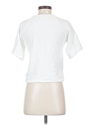Madewell Drapey Ottoman Jacquard Wrap Top (view 2)