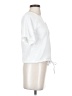 Madewell White Drapey Ottoman Jacquard Wrap Top Size S - photo 4