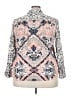 Style&Co 100% Rayon Print Ivory 3/4 Sleeve Blouse Size 3X - photo 2