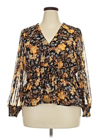 Old Navy Long Sleeve Blouse (view 1)