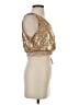 Lulus Gold Sleeveless Top Size S - photo 4