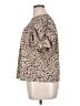 Shein Curve Animal Print Tan Short Sleeve Blouse Size 14 Plus (1) - photo 5