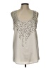 Vince Camuto Silver Sleeveless Blouse Size L - photo 1