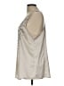 Vince Camuto Silver Sleeveless Blouse Size L - photo 5