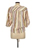 Assorted Brands 100% Rayon Yellow 3/4 Sleeve Blouse Size L - photo 2