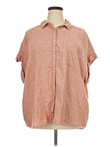 Terra & Sky Short Sleeve Button-Down Shirt (view 1)