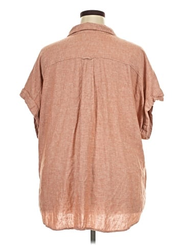 Terra & Sky Short Sleeve Button-Down Shirt (view 2)