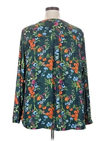 Joan Rivers Long Sleeve Blouse (view 2)
