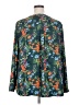 Joan Rivers 100% Polyester Floral Green Long Sleeve Blouse Size 2X - photo 2