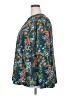 Joan Rivers 100% Polyester Floral Green Long Sleeve Blouse Size 2X - photo 5