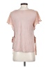 Lindex 100% Viscose Pink Short Sleeve Top Size XS - photo 2