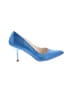 H By Halston Color Block Blue Heels Size 9 - photo 1