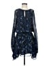 Ramy Brook 100% Silk Blue Cocktail Dress Size S - photo 1
