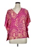 Unbranded Pink Short Sleeve Blouse Size XL - photo 1