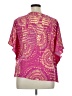 Unbranded Pink Short Sleeve Blouse Size XL - photo 2