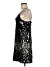 Express 100% Polyester Stars Silver Black Cocktail Dress Size M - photo 5