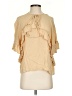 Easel Tan 3/4 Sleeve Blouse Size S - photo 1