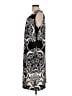 JM Collection Graphic Silver Cocktail Dress Size L - photo 5