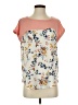 Xhilaration Orange Short Sleeve Blouse Size S - photo 1