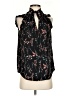 Trendy J's Black Sleeveless Blouse Size S - photo 1