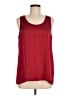 J.Jill 100% Silk Red Sleeveless Silk Top Size M - photo 1