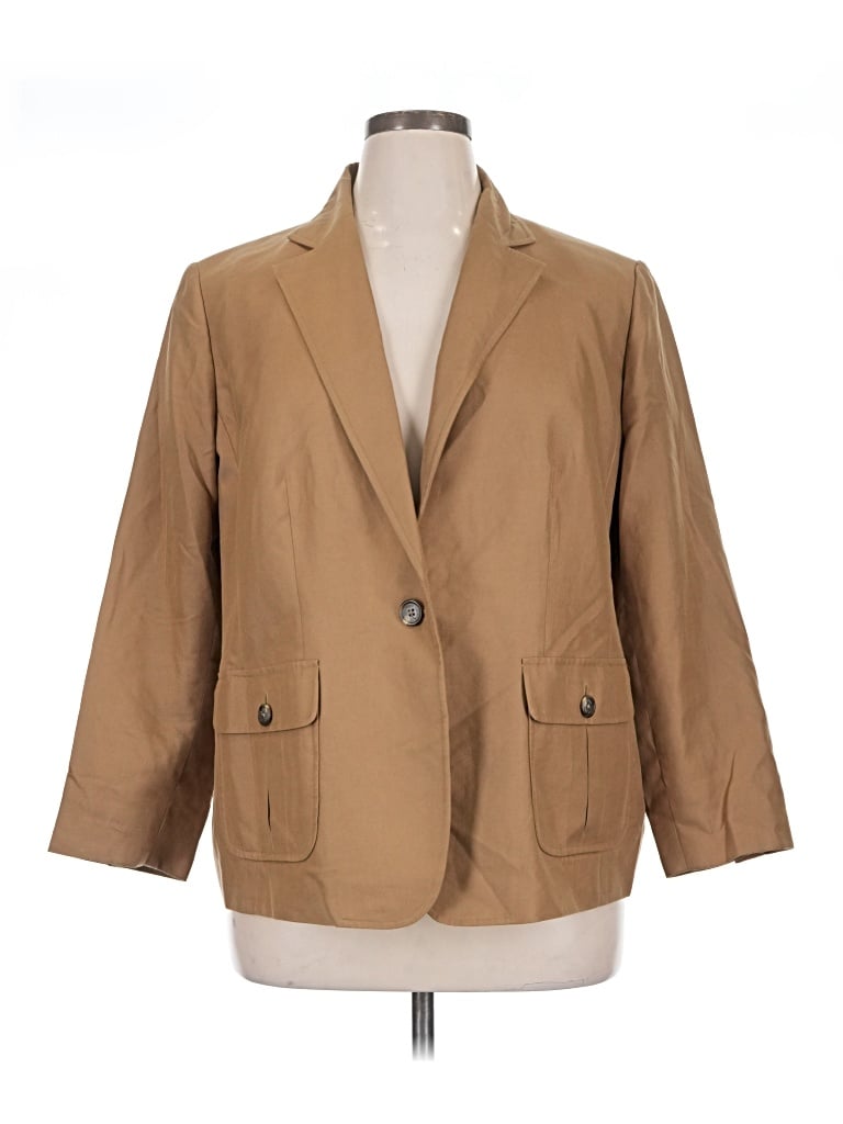 Pre-owned Polo Ralph Lauren Blazer Jacket In Tan