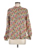 Talbots Floral Yellow Long Sleeve Blouse Size M - photo 1