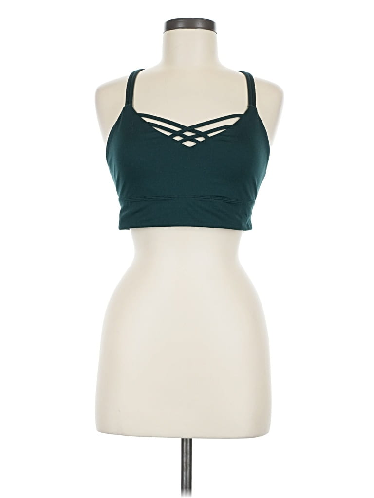 Pre-owned Joylab Tank Top Teal Halter Neckline Tops