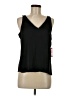 Vince Camuto 100% Polyester Black Sleeveless Top Size S - photo 1